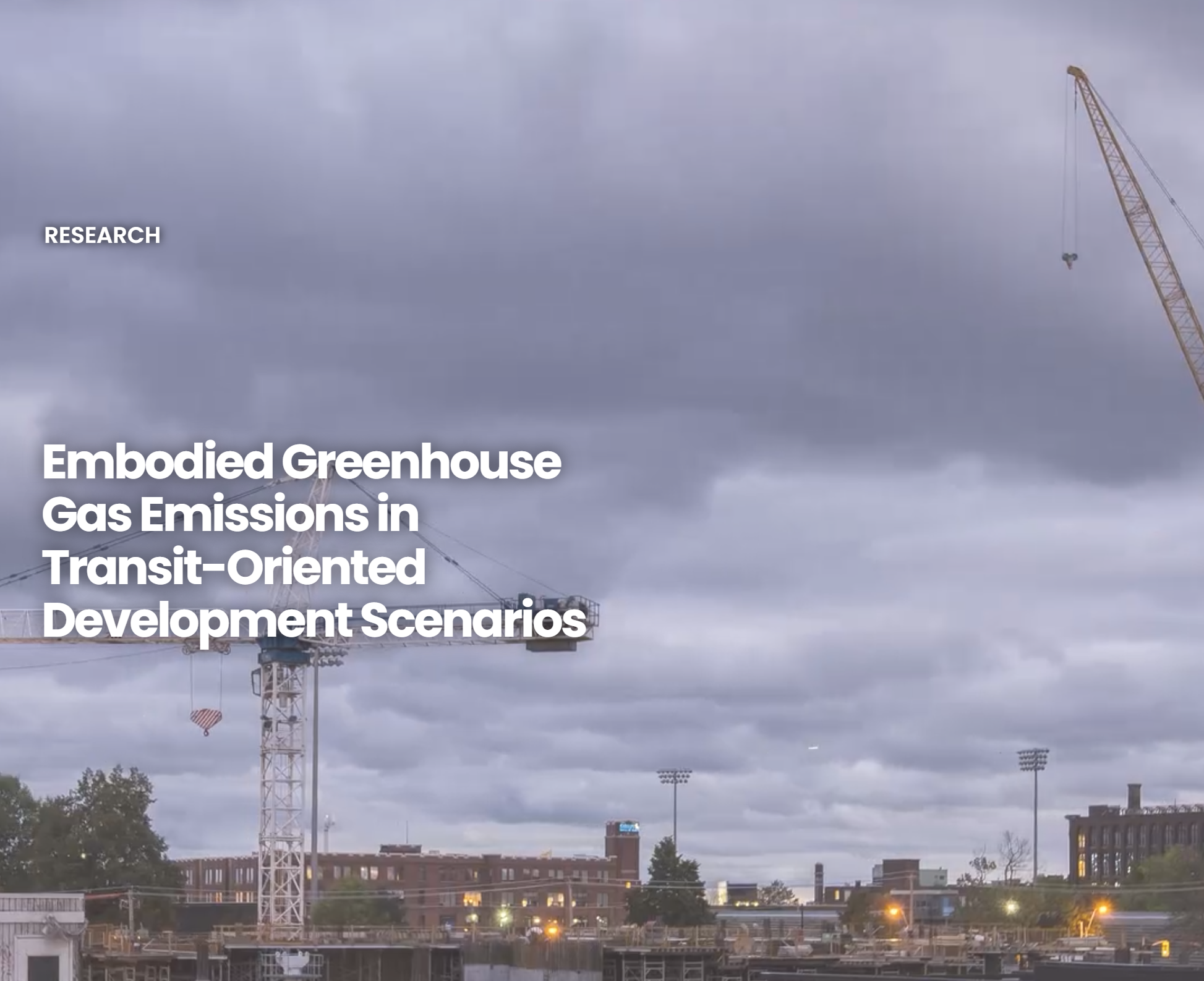 Embodied GHG Emissions